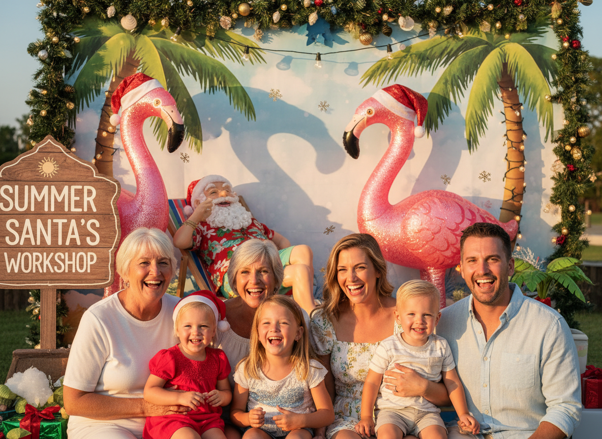 family photo portrait smiling