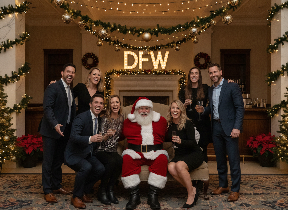 Santa team building event