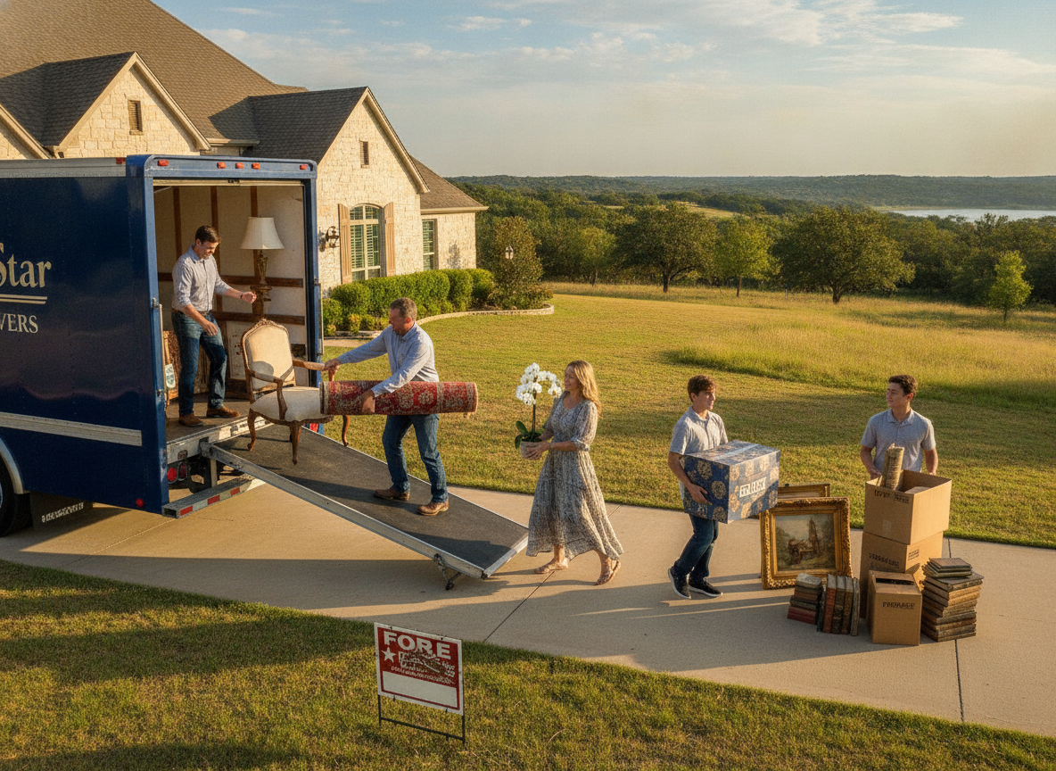 moving boxes luxury home