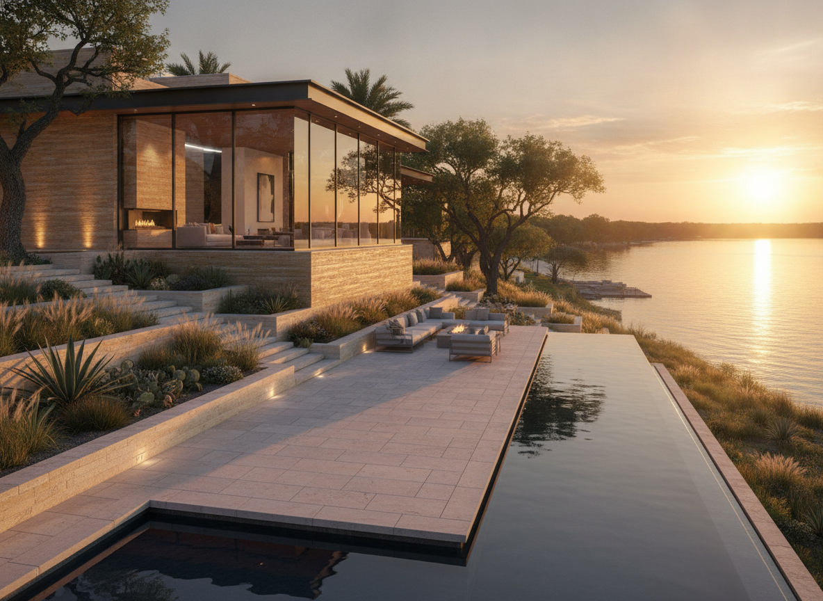luxury home lakefront Texas