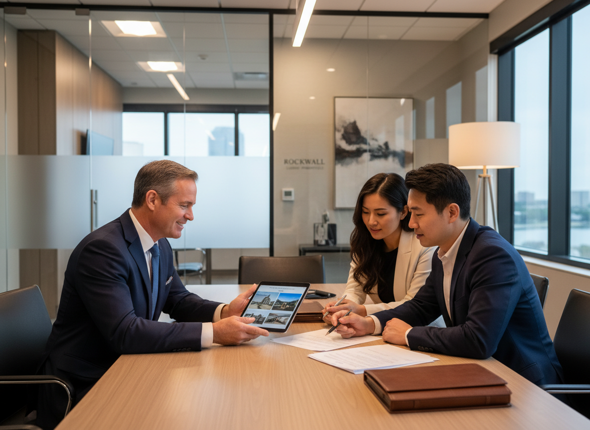 real estate agent client consultation