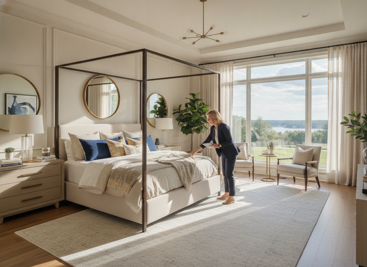luxury real estate staging