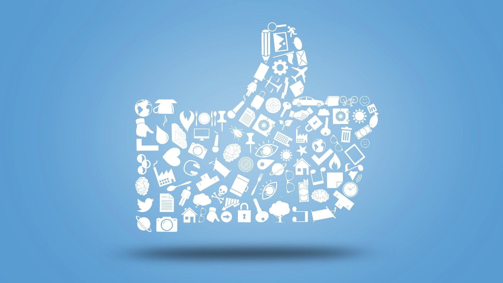 thumbs up icon collage